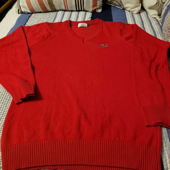 Lacoste vneck boys sweater - Picture 2 of 9